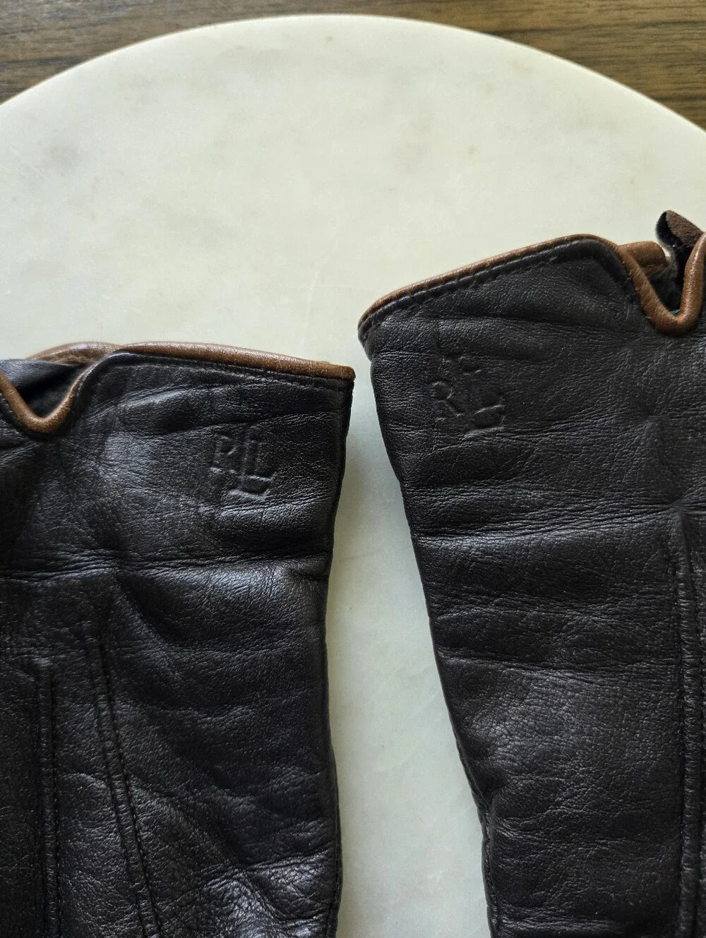 Vintage Lauren Ralph Lauren Leather Gloves XL